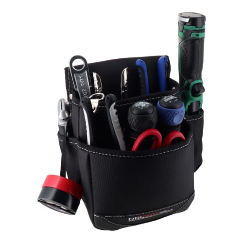 

Sankyo Corporation DBLTACT Waist Pouch, 2-Tier (200mm/150mm) DT-28-BK