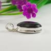 Handmade Oval Black Onyx Pendant, 925 Sterling Silver Pendant, December Birthstone, Birthday Pendant