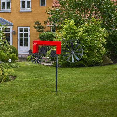 Per Giardino, Raccolta di Pali, Decorazione Artistica, Trattore Moderno, Ornamento Rotante a Vento per, Portico,