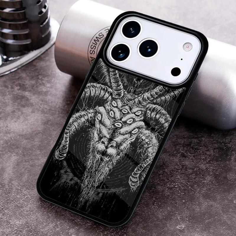 Devil Satan Phone Case For iPhone 17 16 15 14 13 12 11 Pro Max Plus 17Air Soft Silicone Cover