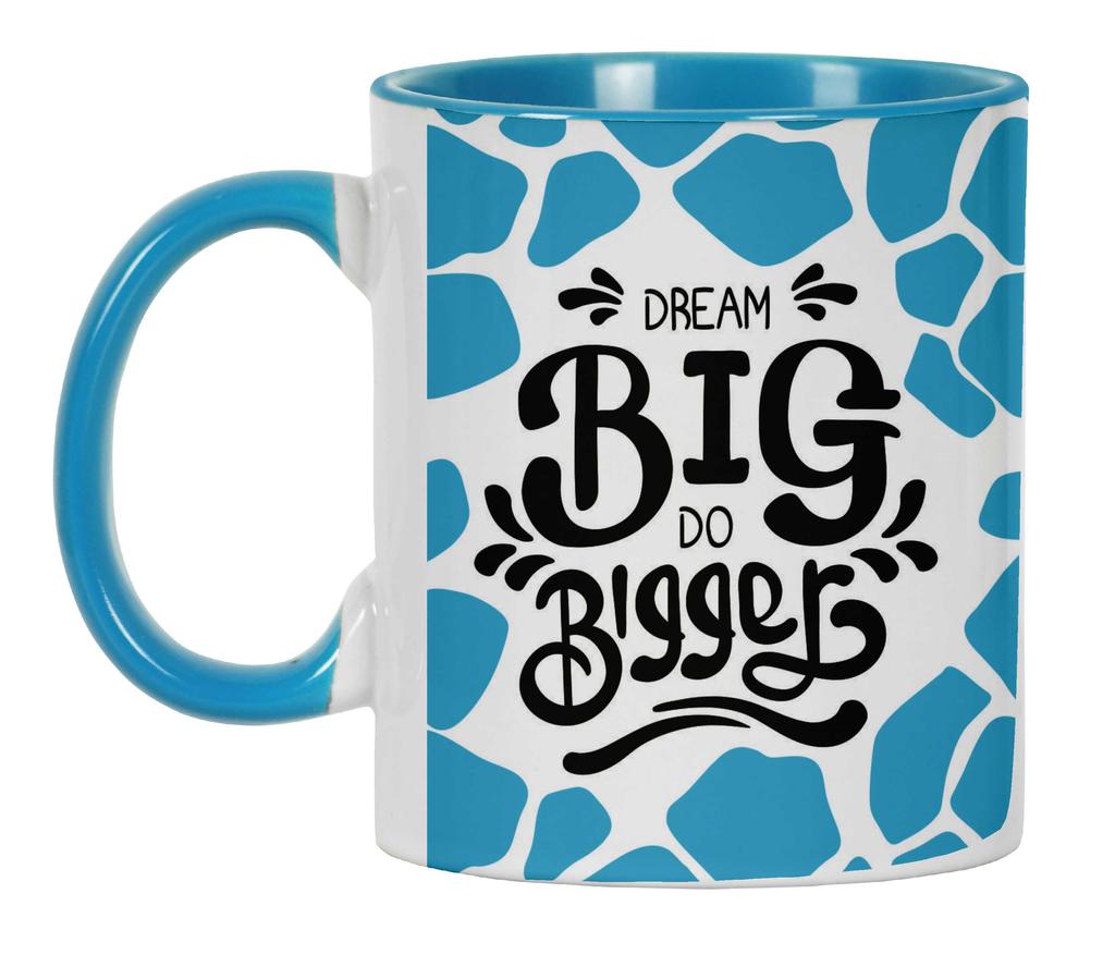 Inkdotpot Dream Big Do Bigger  11 Oz  Ceramic Coffee  Mugs  Inspirational Gift For Nature