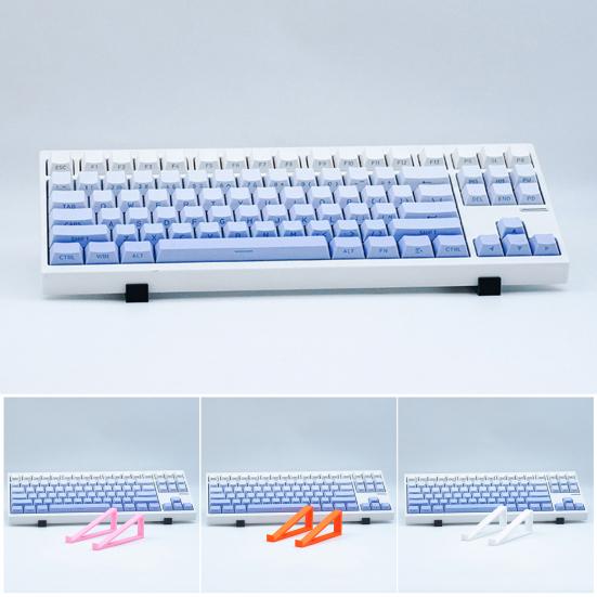 2 ks Stojánek pod klávesnici počítače Ergonomické psaní Protiskluzový Nakloněný o 20 stupňů Držák drátové bezdrátové klávesnice Domácí kancelářské stolní doplňky