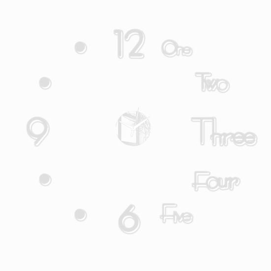 Modern Acrylic Mirror Surface Wall Sticker DIY Clock Living Room