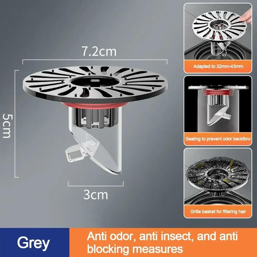 1PC Insectproof Anti-odor Deodorization Toilet Kitchen Bathroom Toilet Sewer Drain Floor Household Bathroom Shower Drain Filter