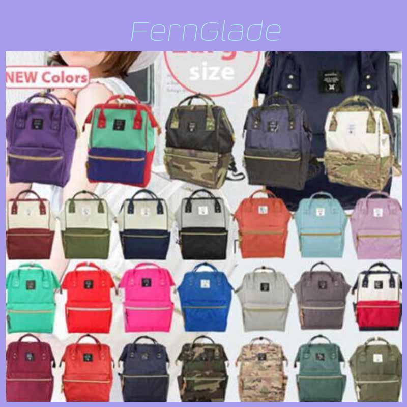 Japan Anello Canvas Backpack Rucksack School Bag With Waterproof Durable Fabric And Multiple Interior Pockets