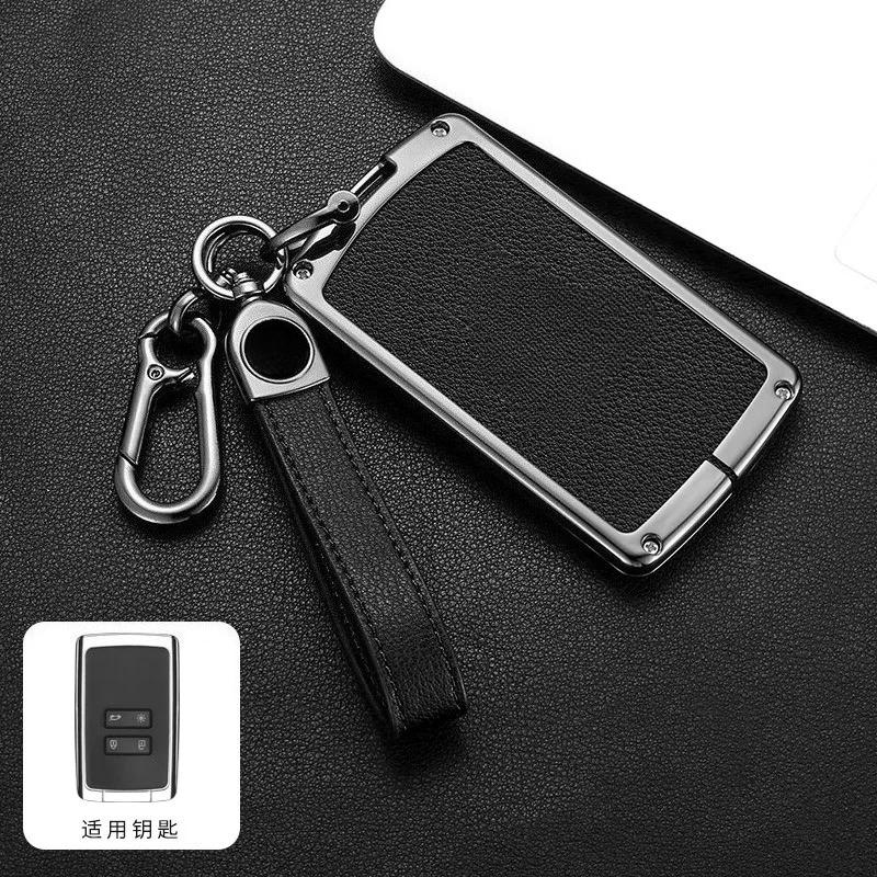 Zinc Alloy Car Key Case Cover Shell For Renault Koleos Kadjar Captur Megane Talisman Espace Clio Zoe Scenic Arkana Dacia Sandero