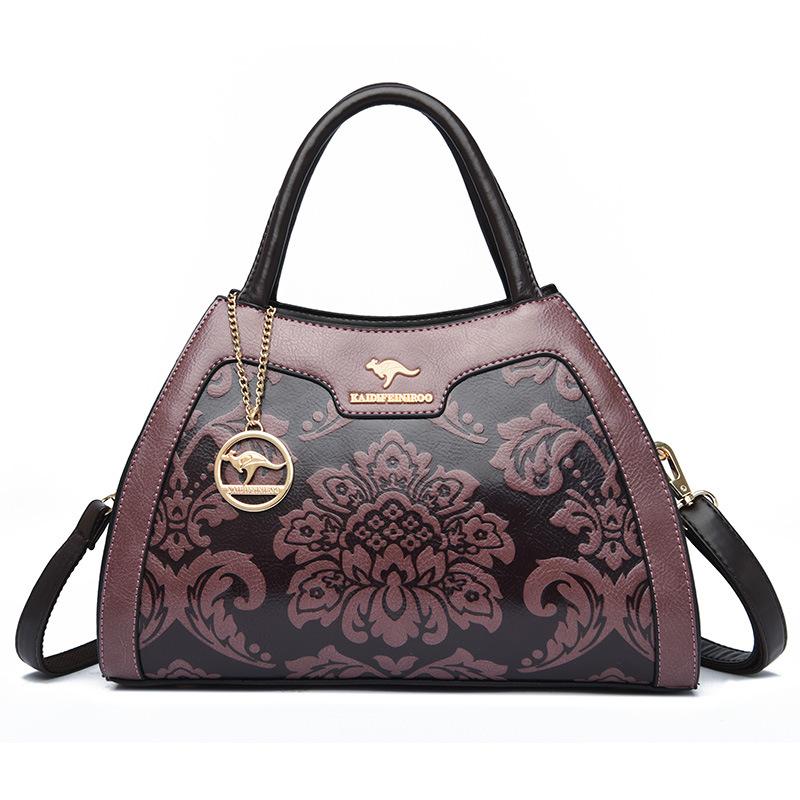 

Сумка через плечо, женская сумка в китайском стиле для женщин среднего возраста фиолетовый