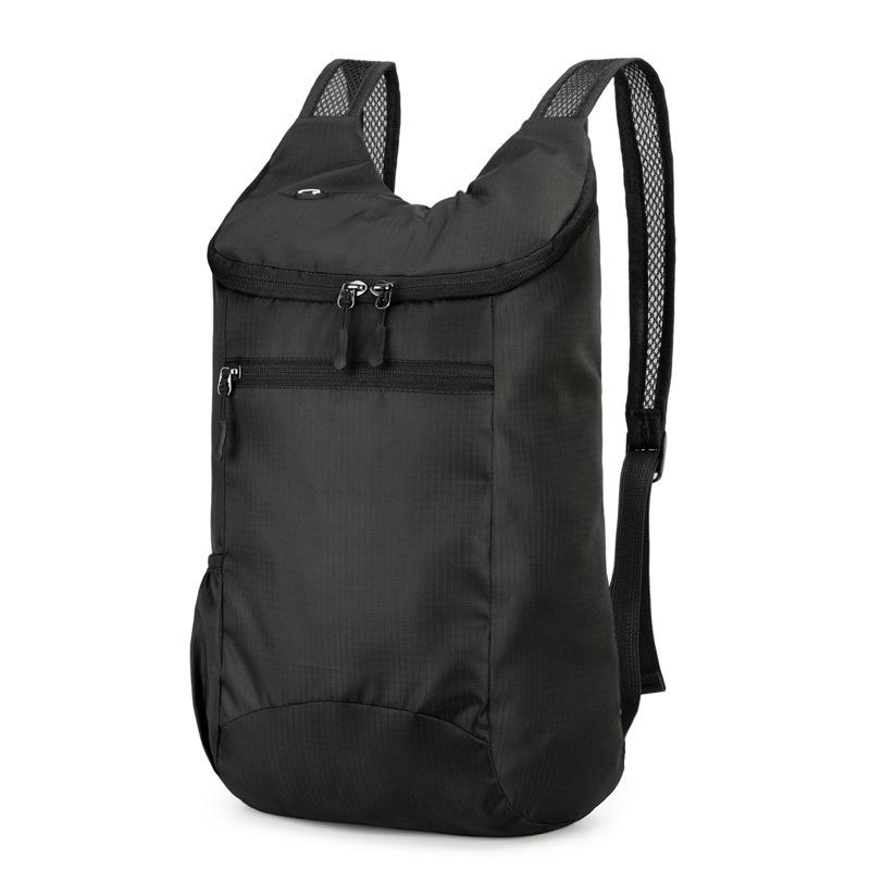 Tragbarer Outdoor Faltbarer Sportrucksack - Leichte Doppelschulter-Reisetasche und Schultasche; Option für individuelles Logo verfügbar.