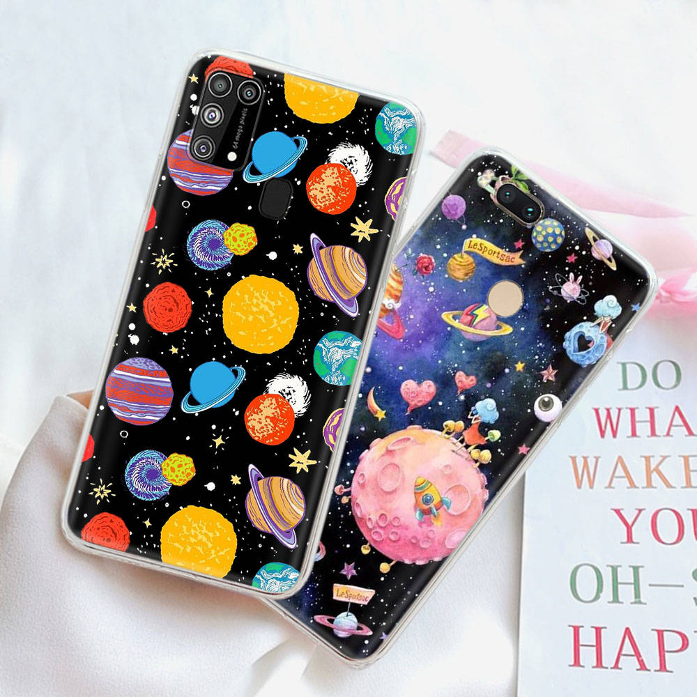 

Чехол для Xiaomi Redmi Note 13 VIVO Y20 Tecno Pova Samsung S24 Realme C3 OPPO F11 Moto E32 Infinix iPhone 15 Астронавт Космос