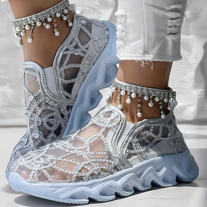 Fashion Women Platform Wedges Sneakers Comfortable Slip On Outdoor Sneakers Women Slip On Casual Comfy Shoes for Women Zapatos De Mujer