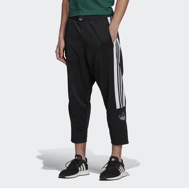 Adidas Originals Trefoil Sprt 7/8 Pants Men Bottoms Black FK9999