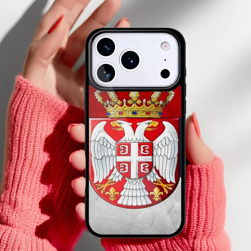 Serbia Flag Soft Phone Case for iPhone 17 Air 16e 15 14 13 Pro Max Back Cover for 12 11 Pro Coque