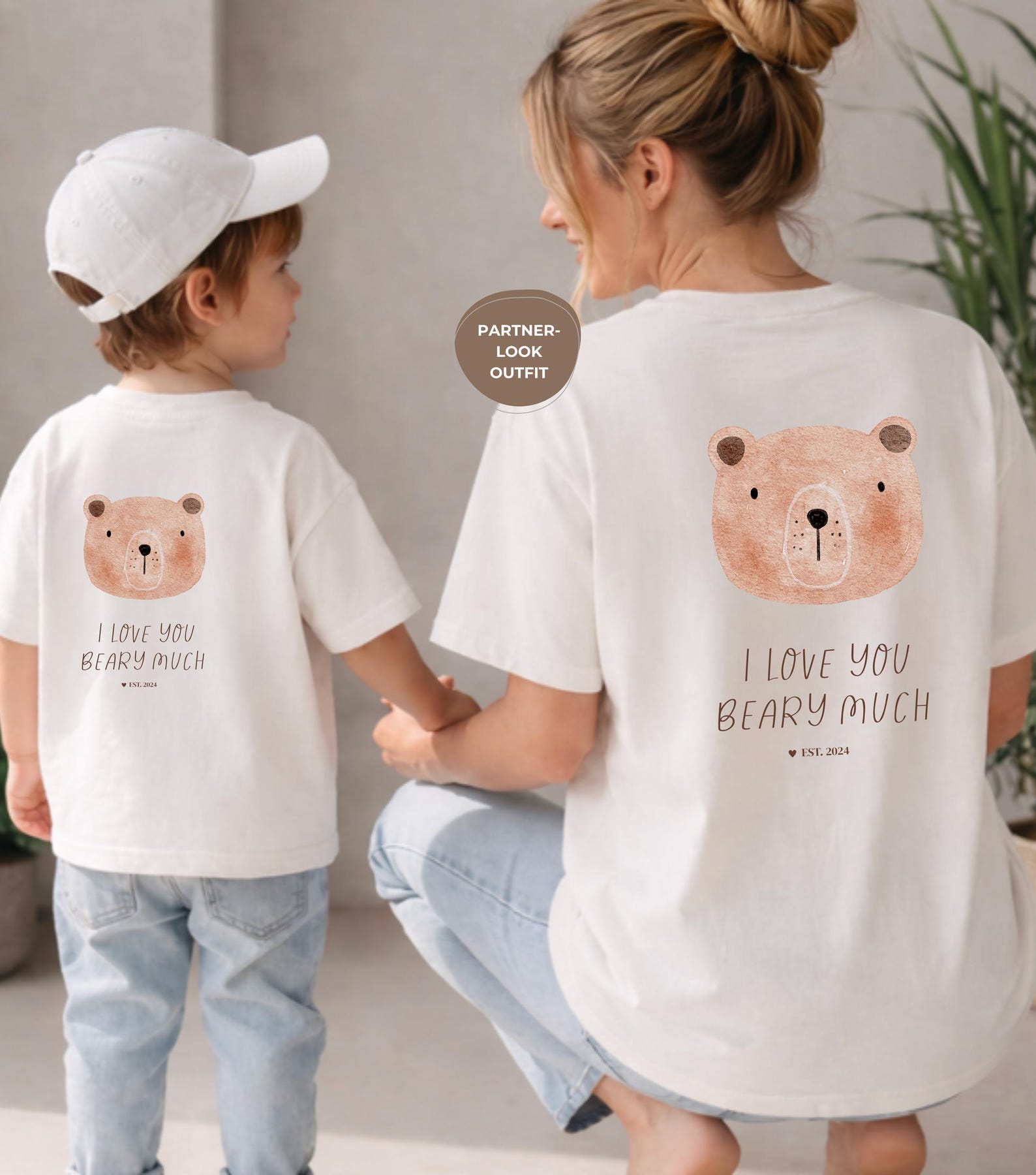Personalized matching T-shirt - Mom & Child Outfit - Matching Family Set Gift for Mom - Mom and Mini Outfit 4XL