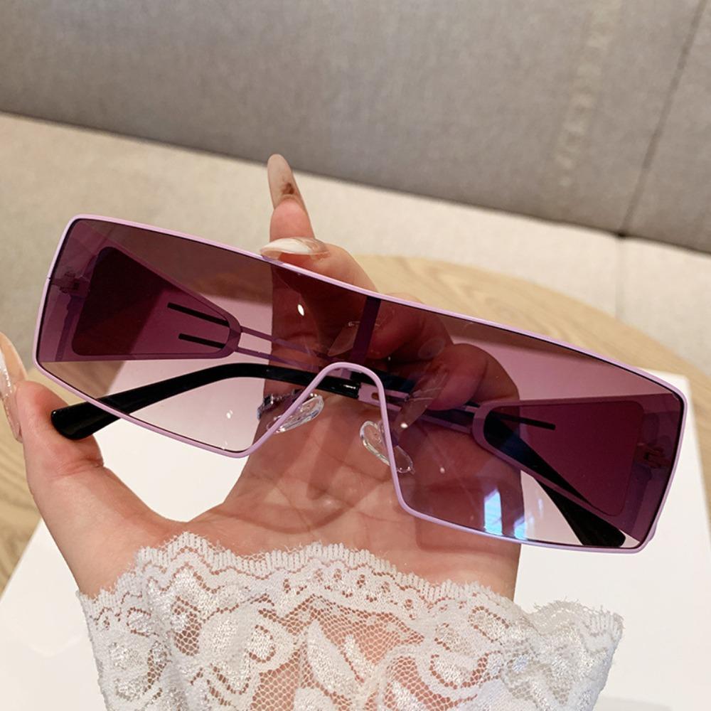 Vintage Large Frame Sunglasses Women Men Fashion Square Sun Glasses Brand Design Trendy Eye Glasses UV400 Shades Driving Goggle