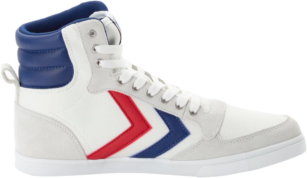Кроссовки Hummel Slimmer Stadil High Canvas 511 белый/синий/красный/зеленый