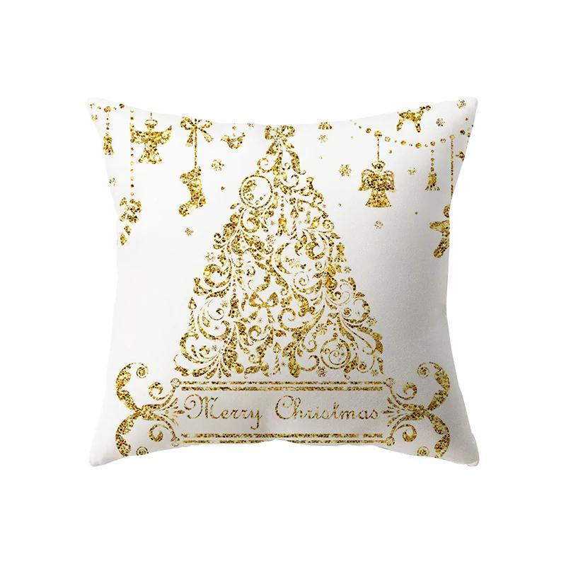 Christmas Theme  Decoration Printing Pattern Cushion Cover Home Living Room Sofa  Pillow