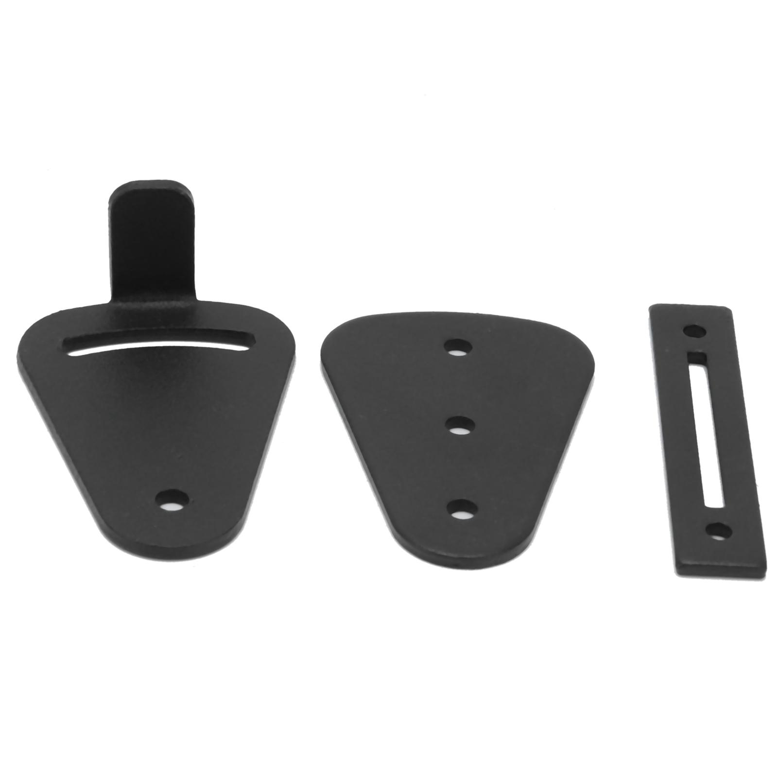 Porte de Grange Coulissante en Acier au Carbone     Attrape Noir Revêtement Poudre Stable     pour Sécurité et Intimité Supplémentaires