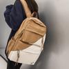New Large-capacity Backpack Harajuku Ins Color Matching Junior High School Student Schoolbag Simple Niche Trendy Backpack