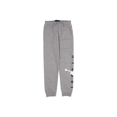 Logo Print Cuffed Knit Sports Pants Kids Bottoms Gray HA5283-001