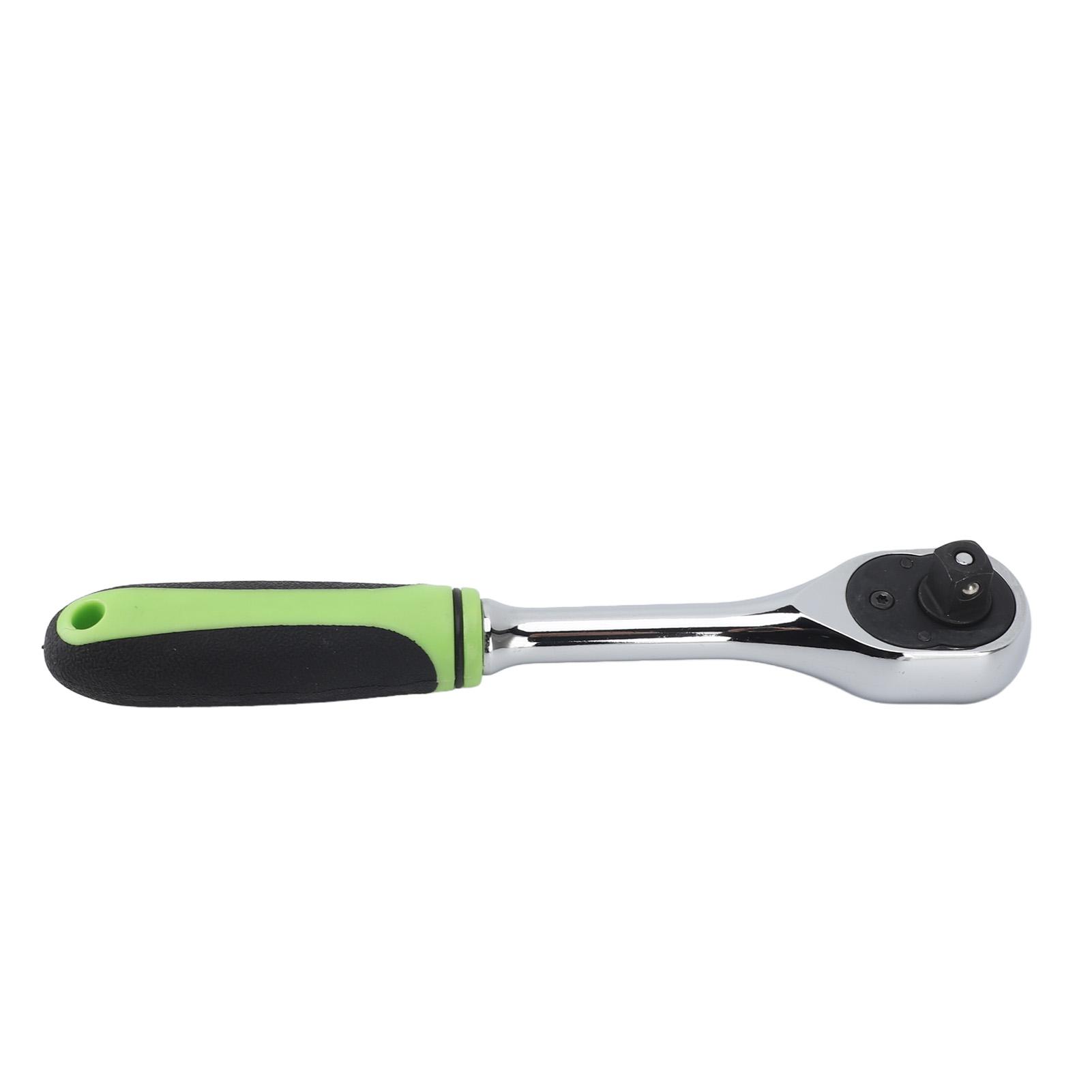 

Трещотка 38 Прямая рукоятка 72 зуба 9,5 мм Быстросъемный Реверсивный привод Головка Сверхпрочная