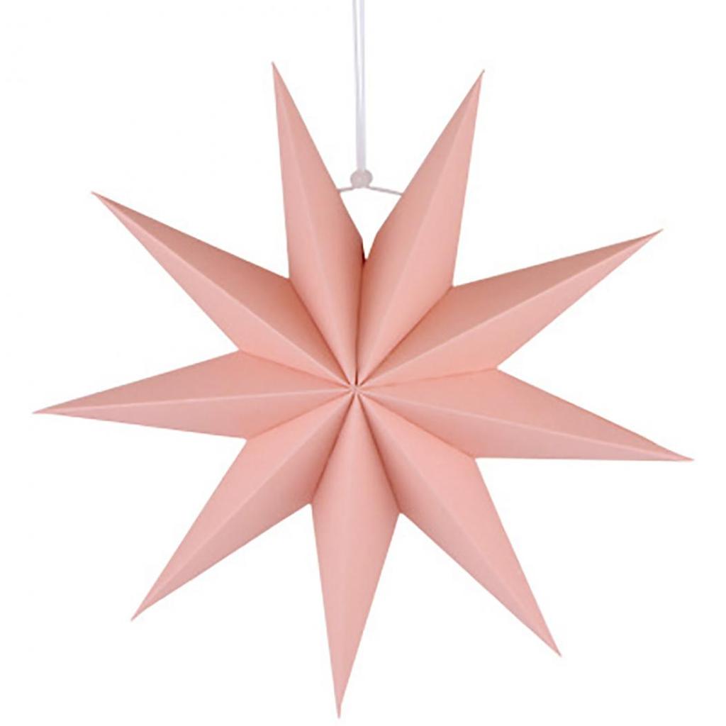 30cm Nine-pointed Star Paper Hanging Decoration for Kids Room Party Classroom