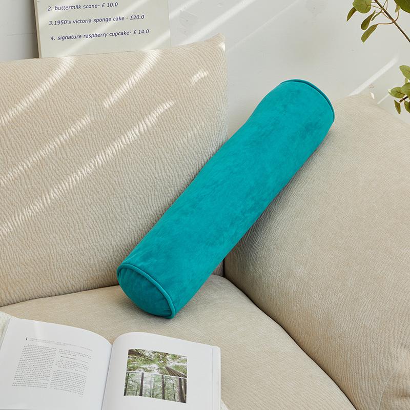 

Наволочка цилиндрическая из бархата без наполнителя, длинная 40/60/80/100/120 см, наволочка-валик, подголовник, без наполнителя 15x40cm