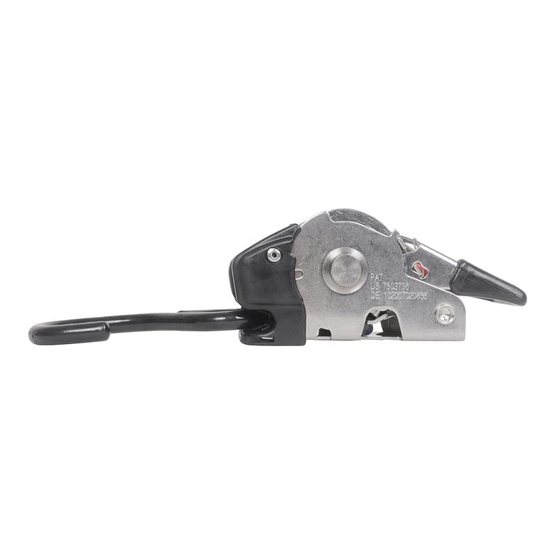 MOTO4U Bolt on Retractable Ratchet Straps Coated S Hook Stainless Steel Auto Retract Ratchet Straps Self Ratcheting Strap 1PC