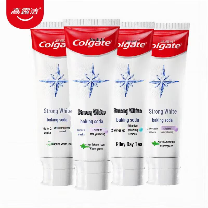 Colgate Strong White Baking Soda Toothpaste Family Pack