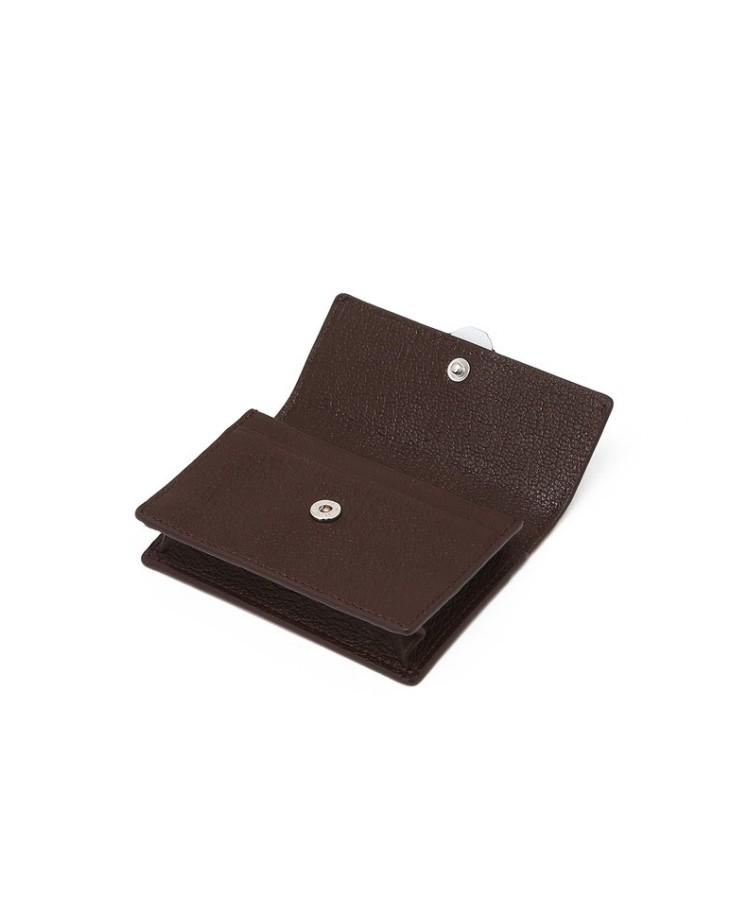 Athe Vanessabruno [Nacre] Nacre Brown Business Card Holder Aaho6F615W2