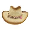 Straw Cowboy HAT Outback Western Mens Womens Cowboy  Hat