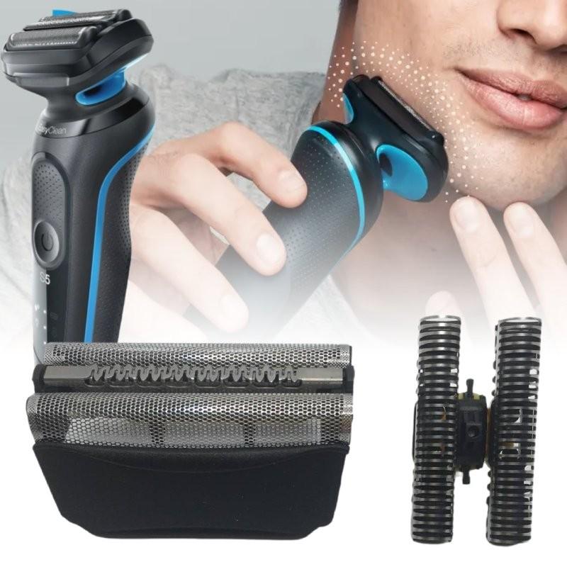 51b 51s Replacement Shaver Head Assembly With Durable Abs Material For Smooth Shaving Experience