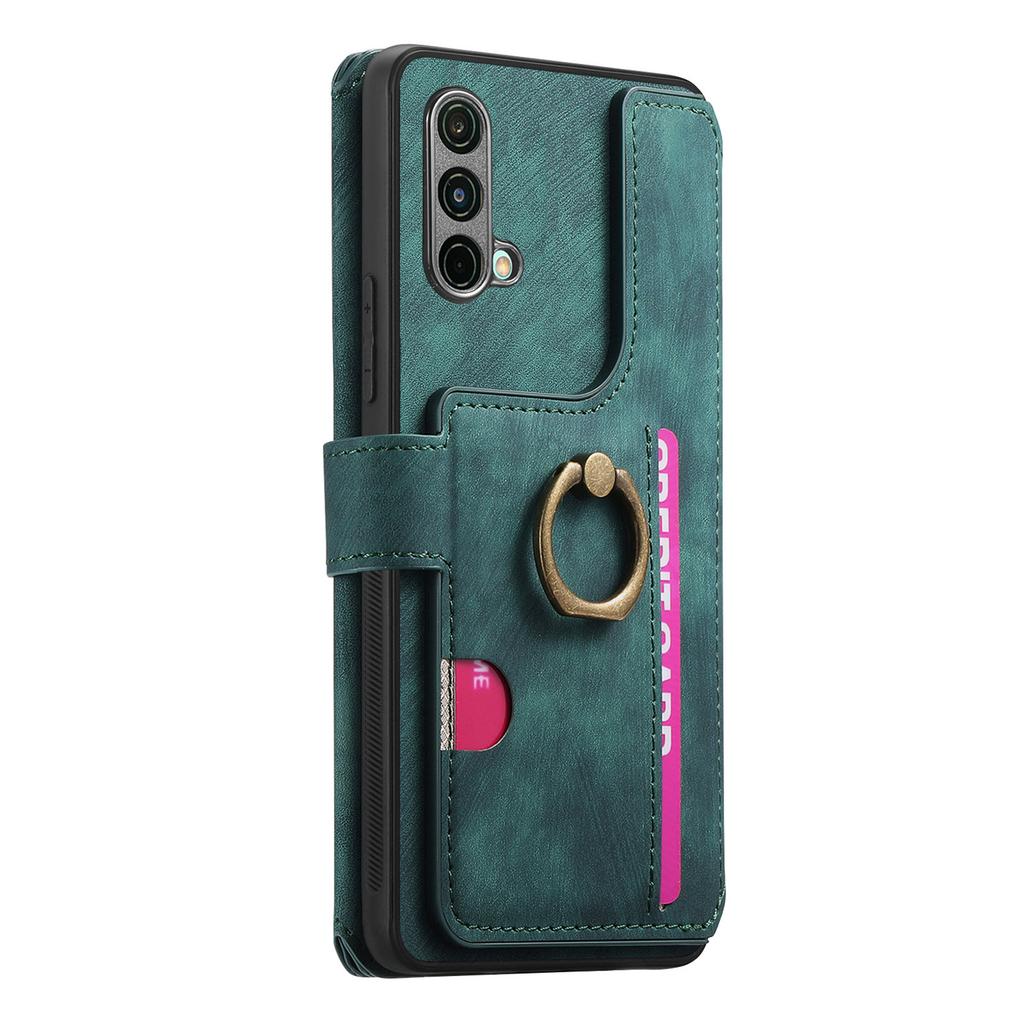 3-in-1 Luxury Leather Wallet Case for OnePlus 11/Nord CE3/13R/Xperia 1 VII/Nothing CMF Phone 2 Pro/3a.w/ Stand, Shockproof, RFID, Multi-Slot & Zipper