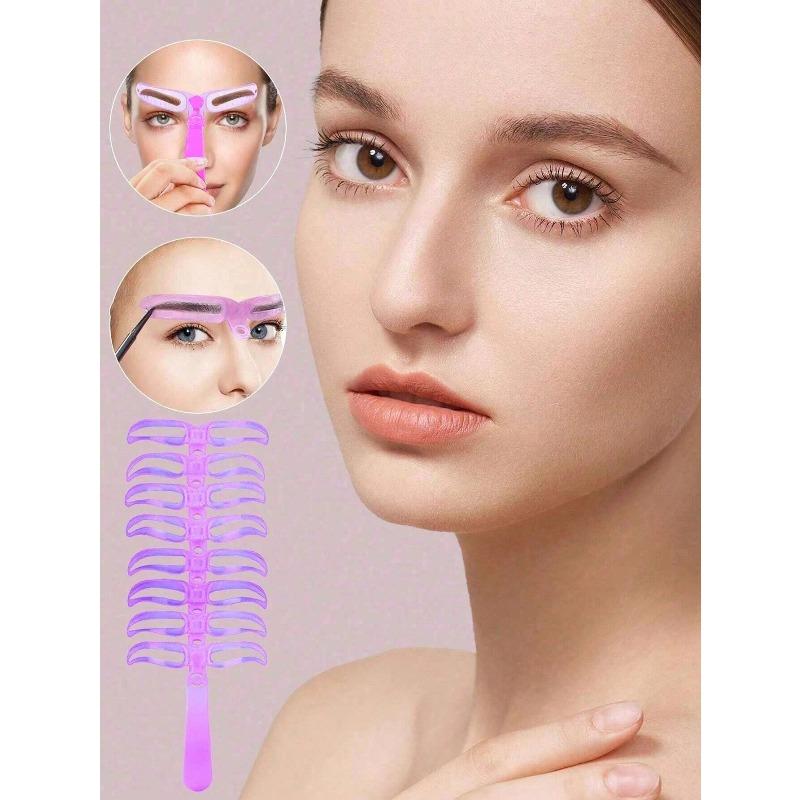 8Pcs Reusable Eyebrow Stencils,Eyebrow Shaping Kit,Eyebrow Makeup Template,Eyebrow Shaper-8 Styles for Different Eyebrow Shapes