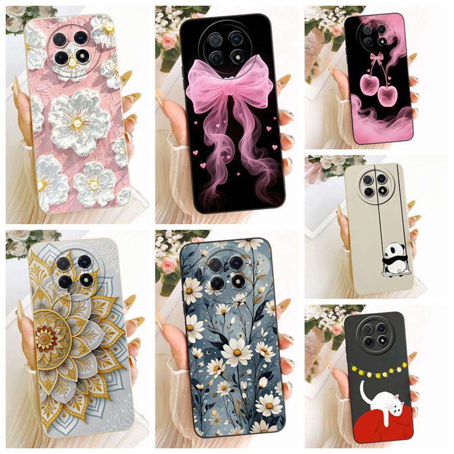 Case For Huawei Nova Y91 Y 90 beautiful flower Soft Silicone Shockproof For Huawei NovaY90 CTR-LX1 Cover Nova y 91 Shells