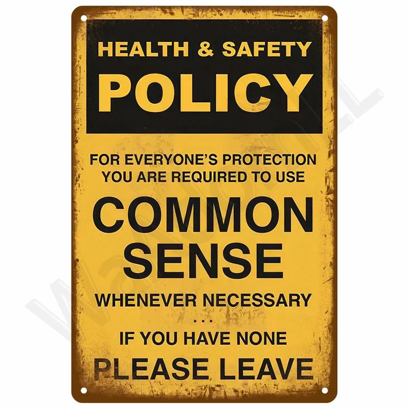 Vintage Metal Plate Tin Sign Retro Wall Art Home Decor Poster Garage Mural Aesthetic Room Bar Decoration