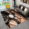 Drum Kit Music Instruments Drum Set Area Rug,Carpet for Home Living Room Bedroom Sofa Doormat Kitchen Decor,Non-slip Floor Mat