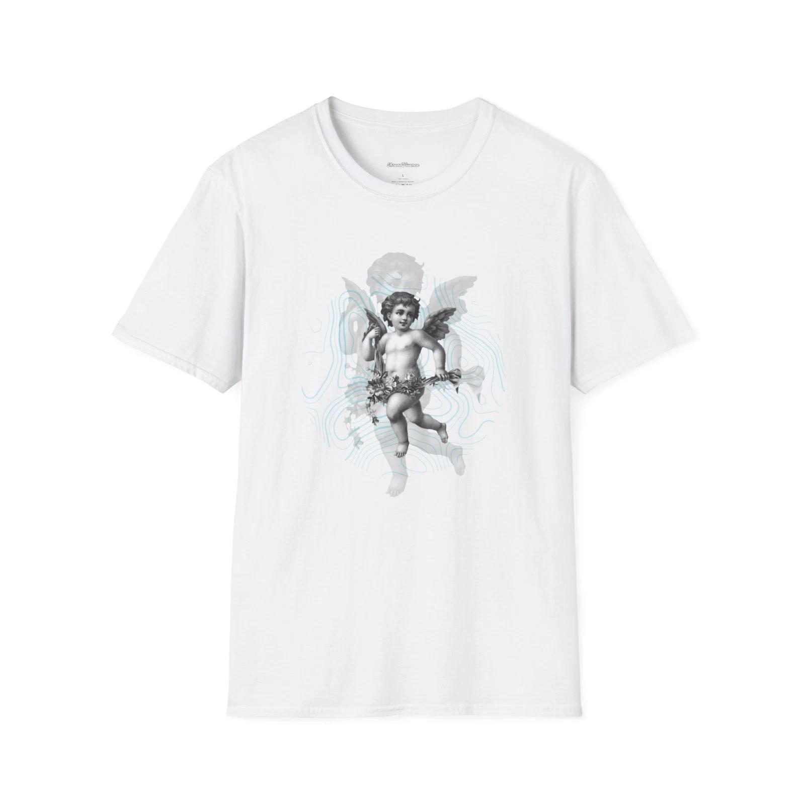 Cupid Love T-Shirt, Valentine s Day Tee, Heart Graphic Shirt, Romantic Apparel XL
