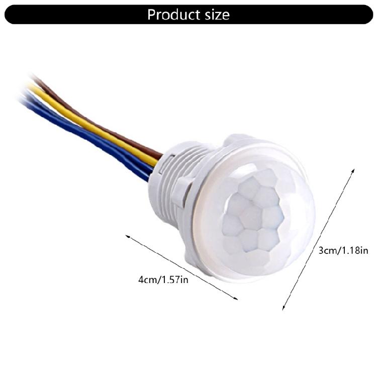 Human Body Motion Sensors Light Switches LED Motion Sensors Detection Automatic Sensors Light Switches for Lighting Lamp