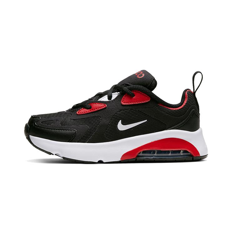

Nike Air Max 200 Comfortable Cushioning Low top Kids Lifestyle Shoes Black Red Children Aged 3 7 Years Old AT5628-007 28