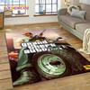 3D GTA Spiel Grand Theft Auto Gamer Teppich für Schlafzimmer Wohnzimmer Zuhause Sofa Dekoration, Kinder Spiel Große Dekor Bodenmatte