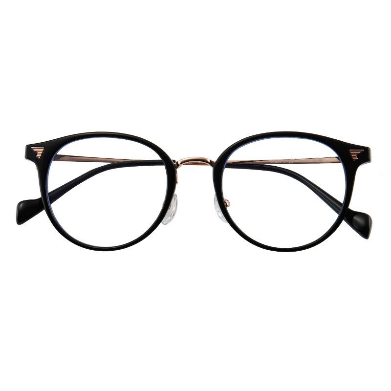 Material Eyeglass Frame Men Women Blue Light Blocking Women'S Glasses Frame Round Shape Women’S Eyewear Frames