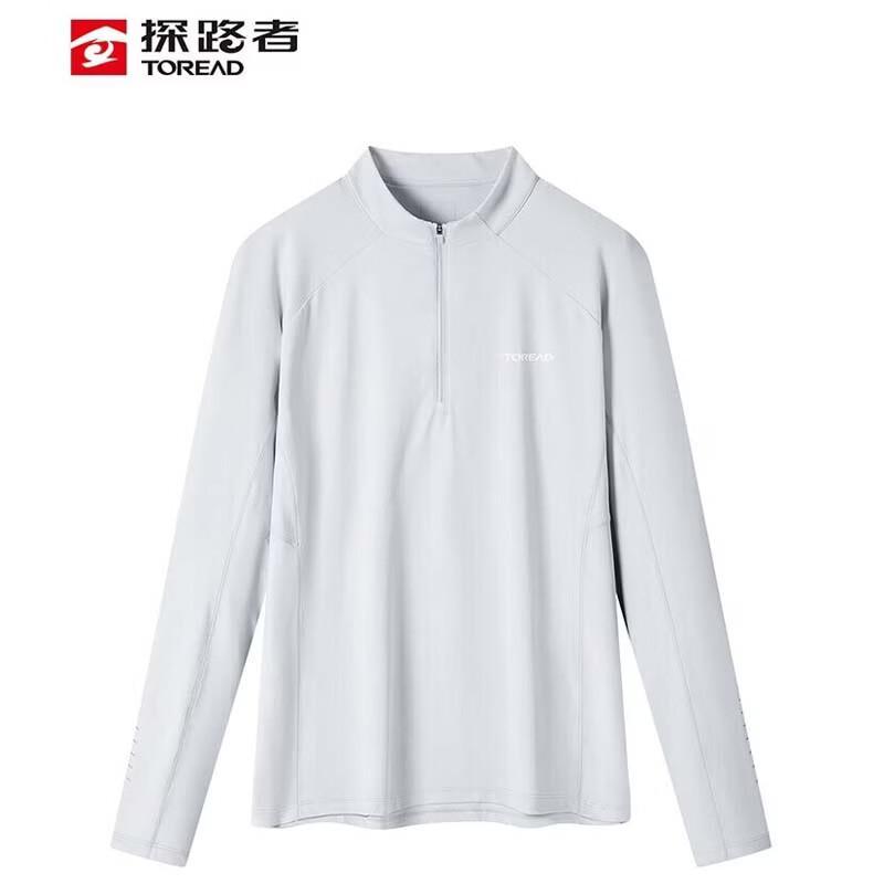 TOREAD Men s Quick-Dry Stand-Collar Long-Sleeve T-Shirt M