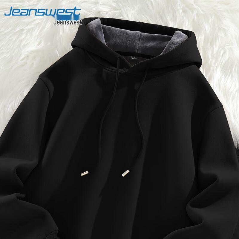 Jeanswest Men's Fleece Lined Hooded Sweatshirt