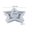 Star Moon-shaped Mold Resin Casting Candle Holder Silicone Mold Suitable for Epoxy Diy Candle Holder Family Table Decor