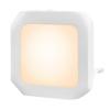 Warm White Plug-in LED Night Light with Light Sensor & Stepless Dimming (110-240V, EU/UK/AU)