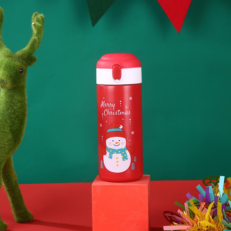 High-Quality 304 Stainless Steel Insulated Children's Cartoon Water Bottle - Mini Pea Cup for Girls