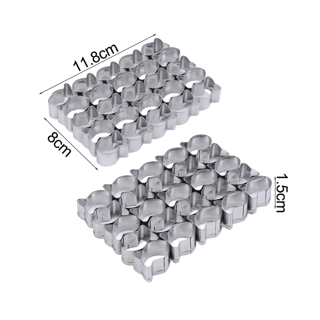 25 Cavity Cutter Fish Shape Molds Goldfish Cookie Cutter