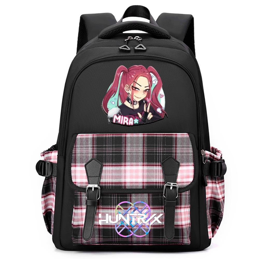 Anime Cartoon K-Pop Printed Large Capacity Backpack for Teenger Student Girl Boy Schoolbag Bookbag Women Waterproof Travel Bag Mochila Kid Gift