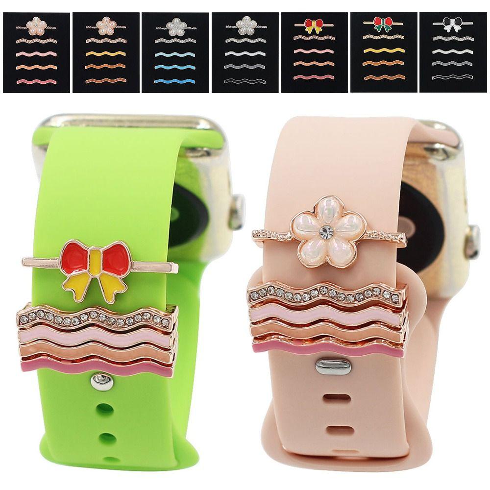 

Buckle Charms Ornament Watch Strap Ornament Decor Nails For Apple Watch Watch Band Decorative Ring