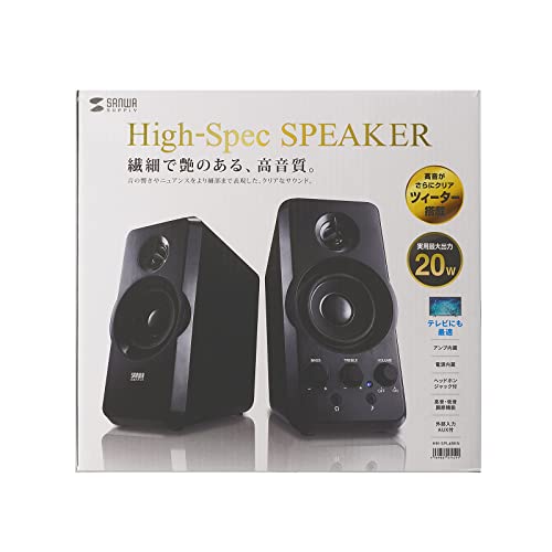 Sanwa Supply Multimedia Speaker MM-SPL6BKN